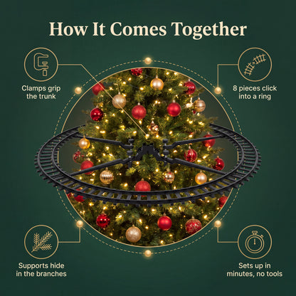 How it mounts on the tree